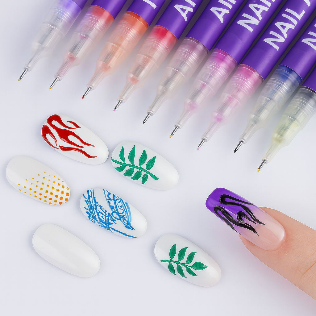 WINKZON™ Premium 12-Color Nail Art Marker Set