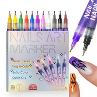 WINKZON™  Premium 12-Color Nail Art Marker Set