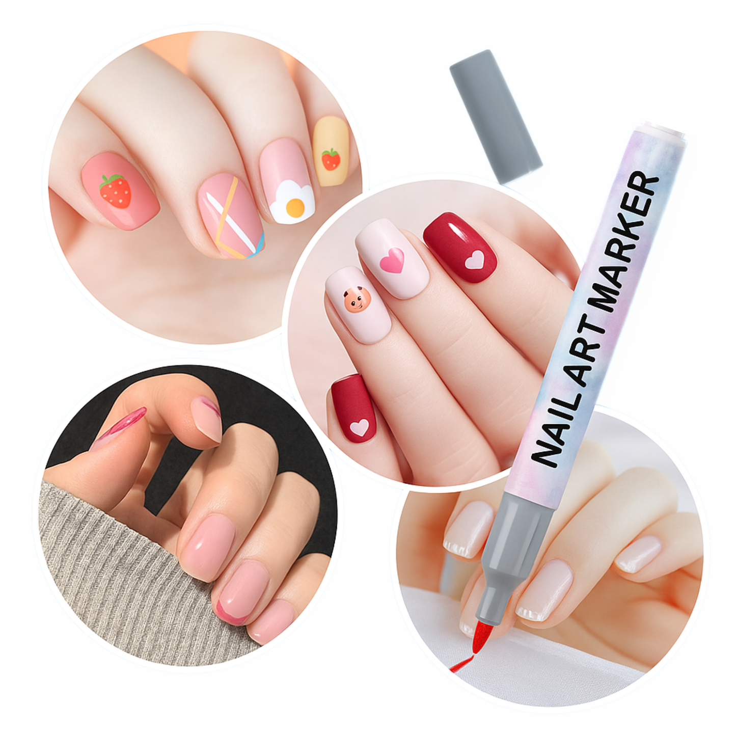 WINKZON™  Premium 12-Color Nail Art Marker Set